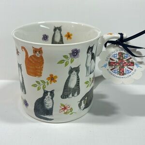 Bluebird and Willow UK CAT COFFEE MUG NEW